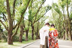 สามารถเลือกโลเคชั่นในการถ่ายพรีเวดดิ้งนอกสถานที่ได้ 2 โลเคชั่นในเมืองเกียวโต