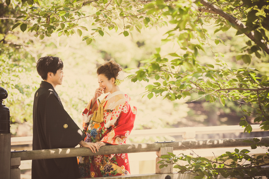 พรีเวดดิ้งด้วยชุดแบบญี่ปุ่นที่เมืองนารา